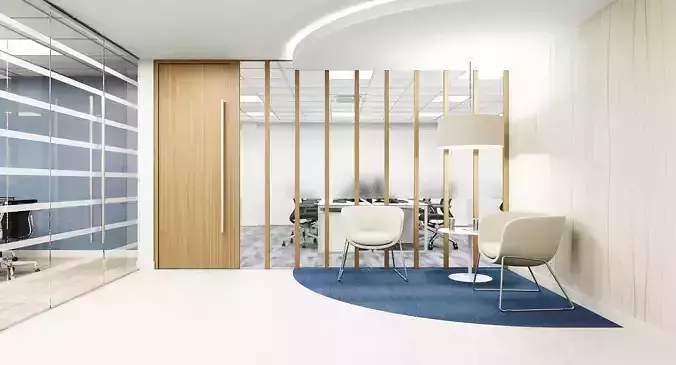 Office Interior 10 3D model