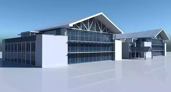 Office Building 300 3D model