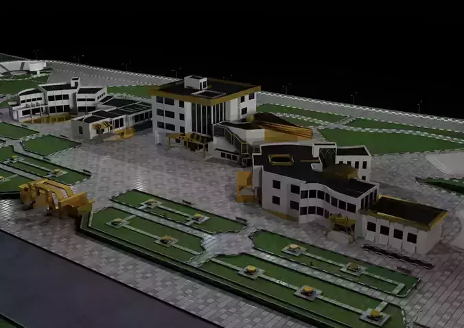 BOOK GARDEN 3D MODEL