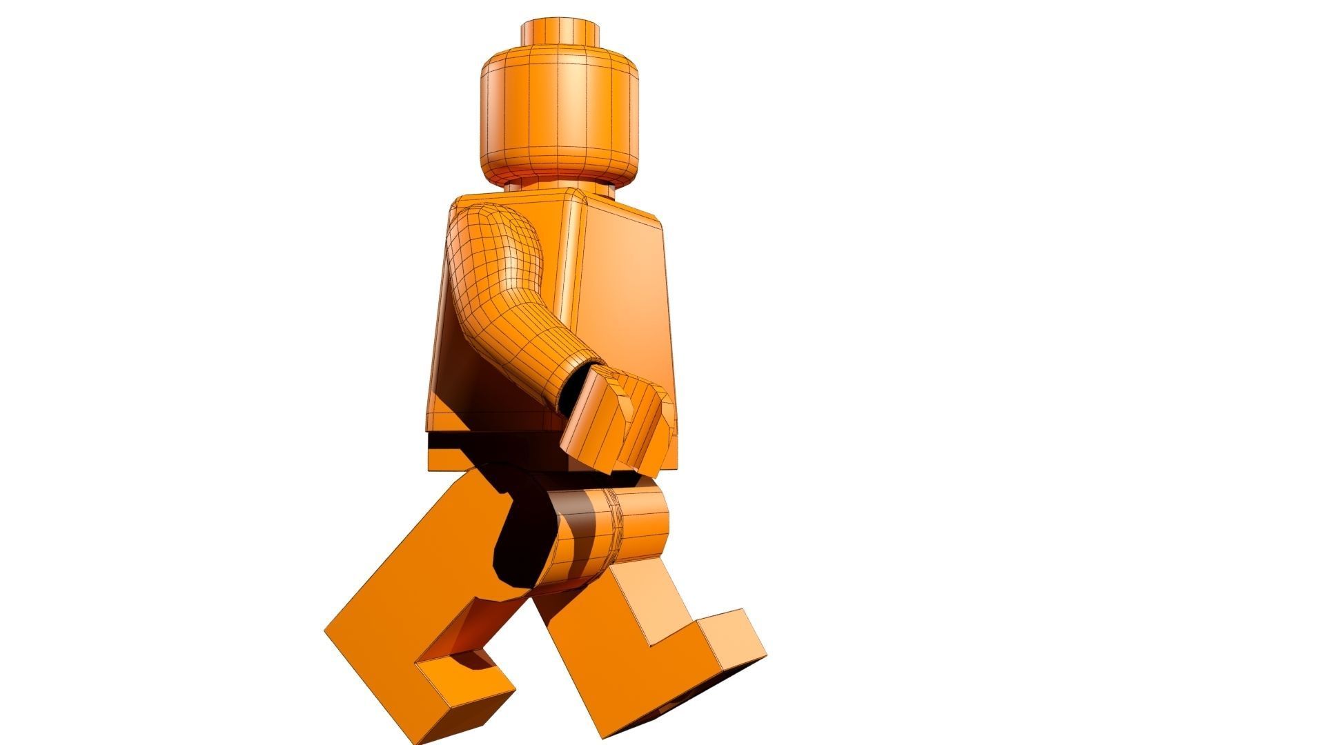 Lego Ironman Low-poly 3D model_13