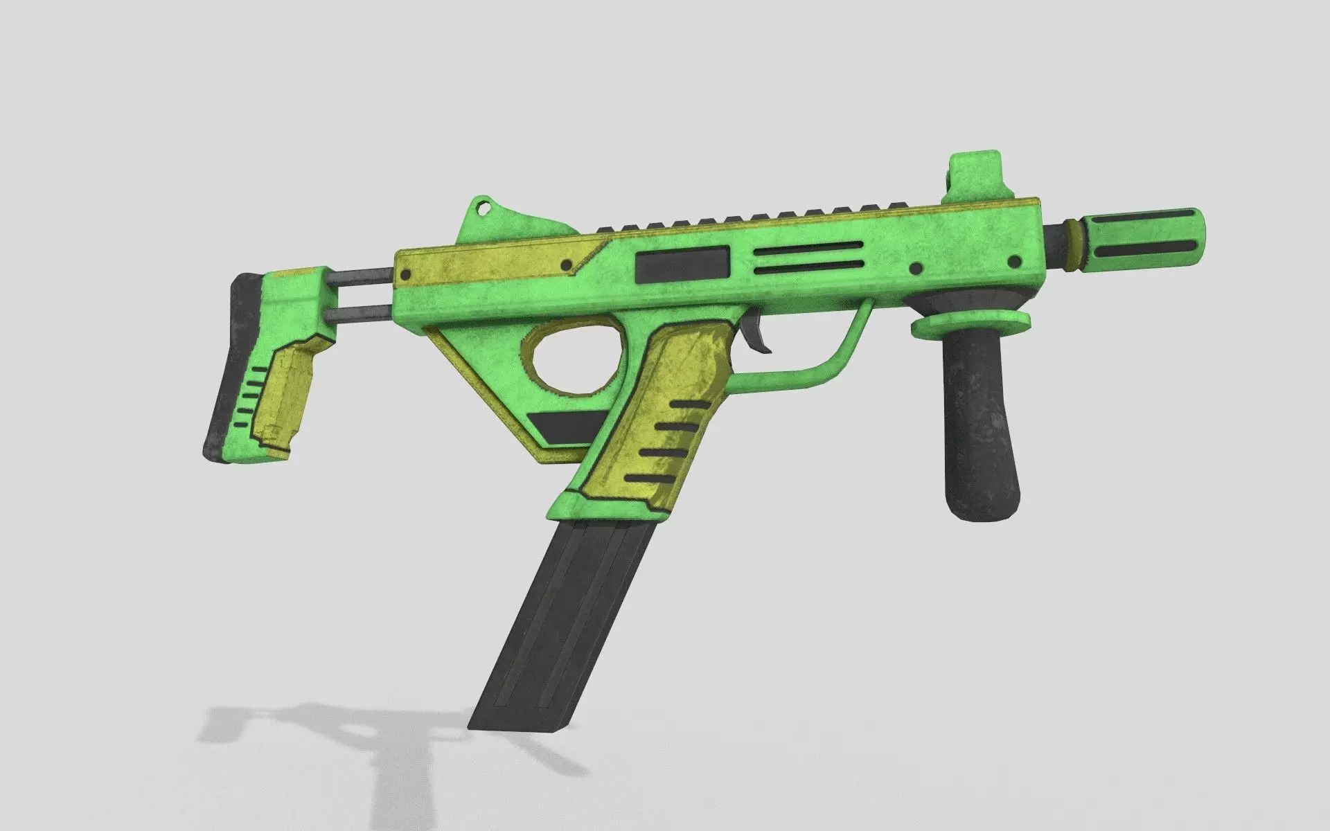 3D model sub machine gun VR / AR / low-poly | CGTrader
