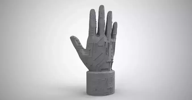 Circuit Hand 3D print model