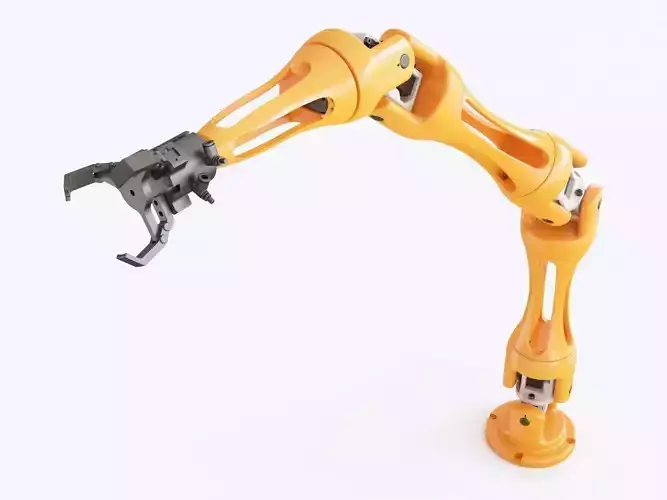 Industrial robot 01 3D model