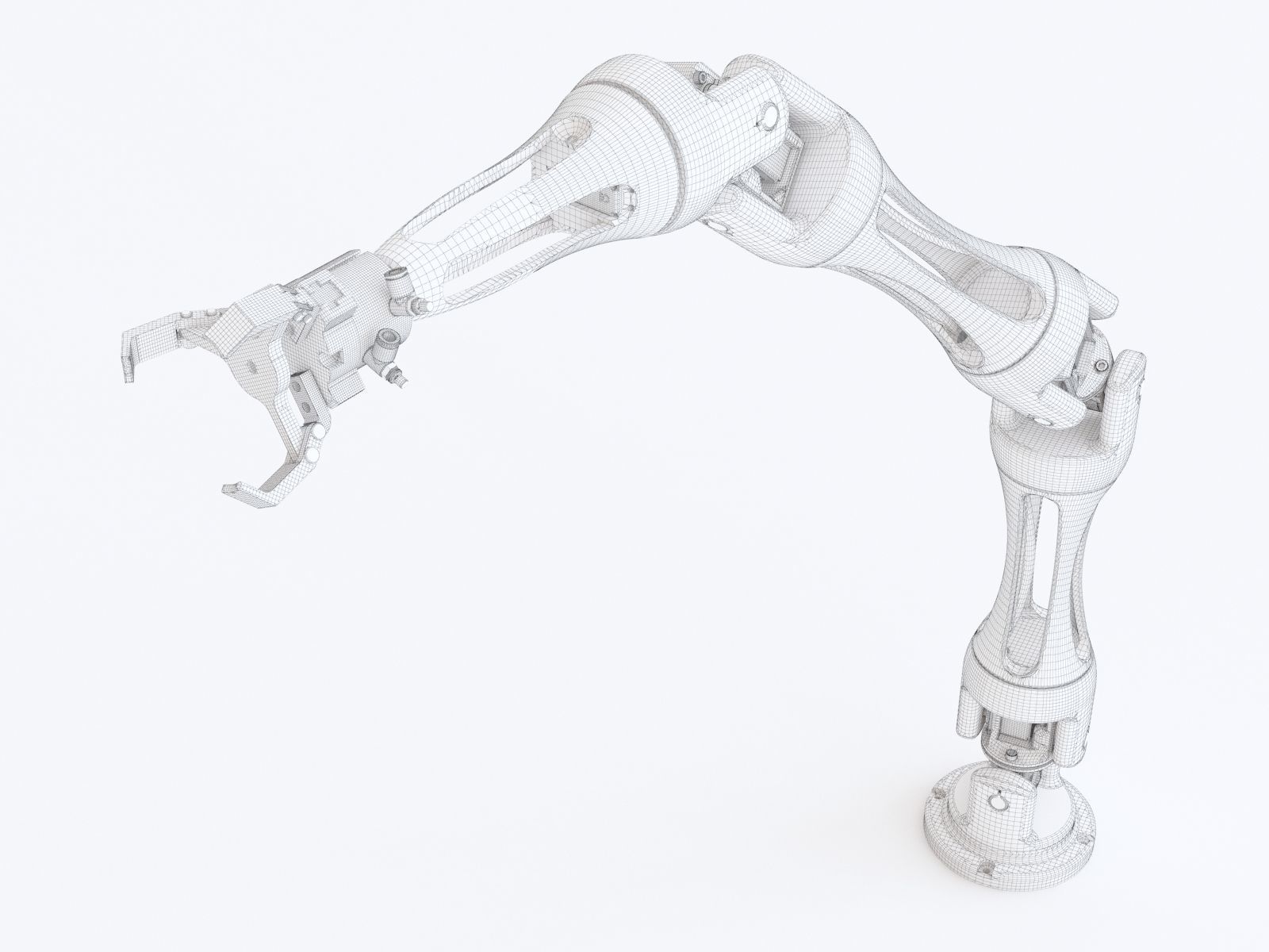 Industrial robot 01 3D model_1