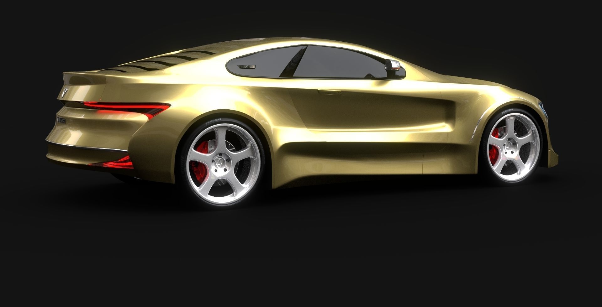 Affekta Future Tuning Sport Car EXTRA 8 tuning RIMS  3D model_4