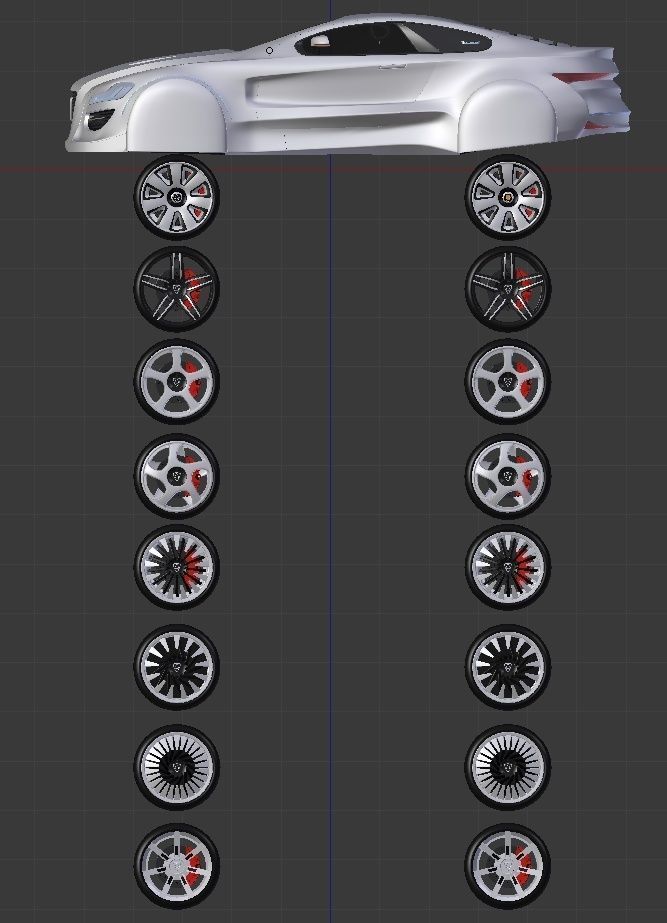 Affekta Future Tuning Sport Car EXTRA 8 tuning RIMS  3D model_41