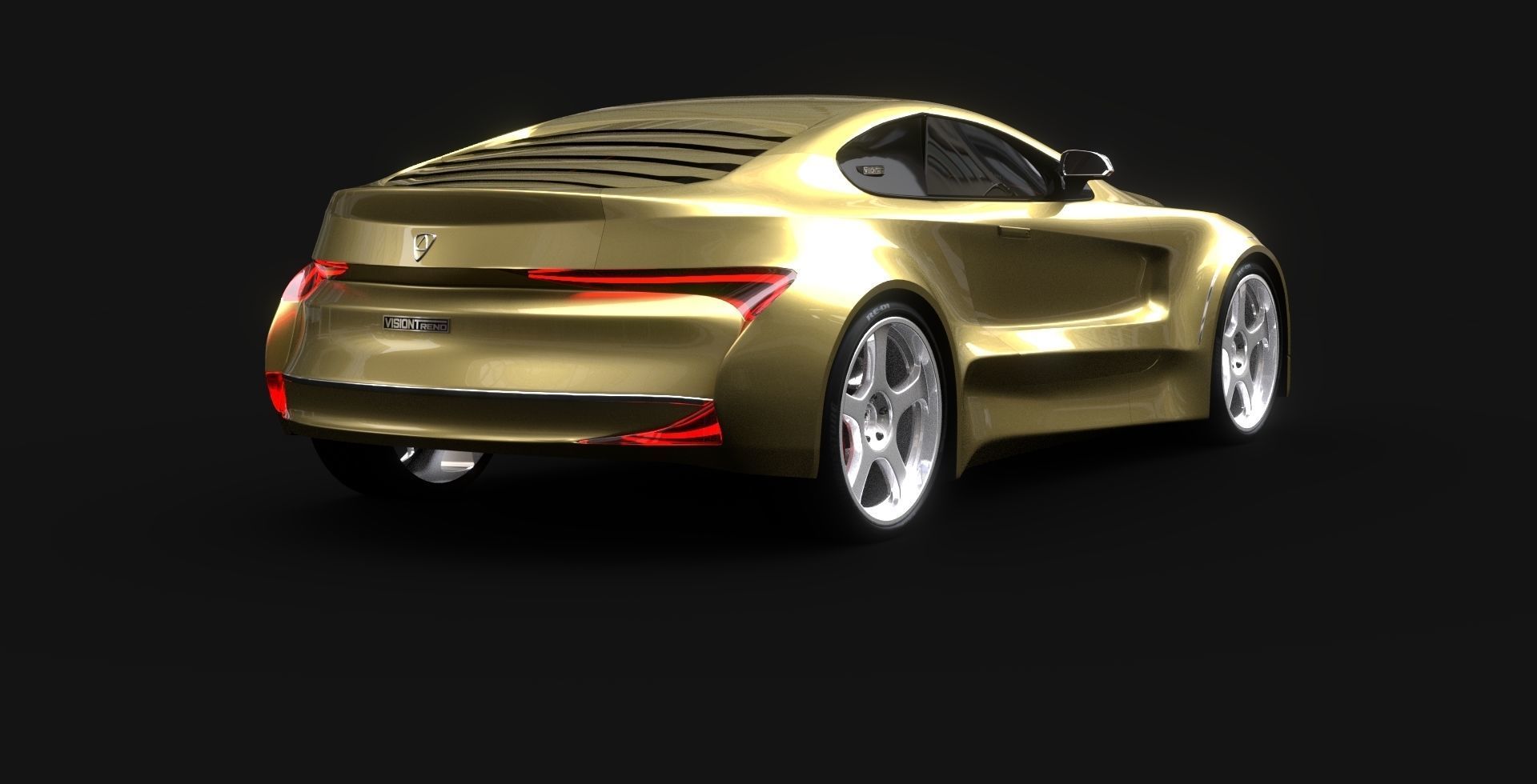 Affekta Future Tuning Sport Car EXTRA 8 tuning RIMS  3D model_3