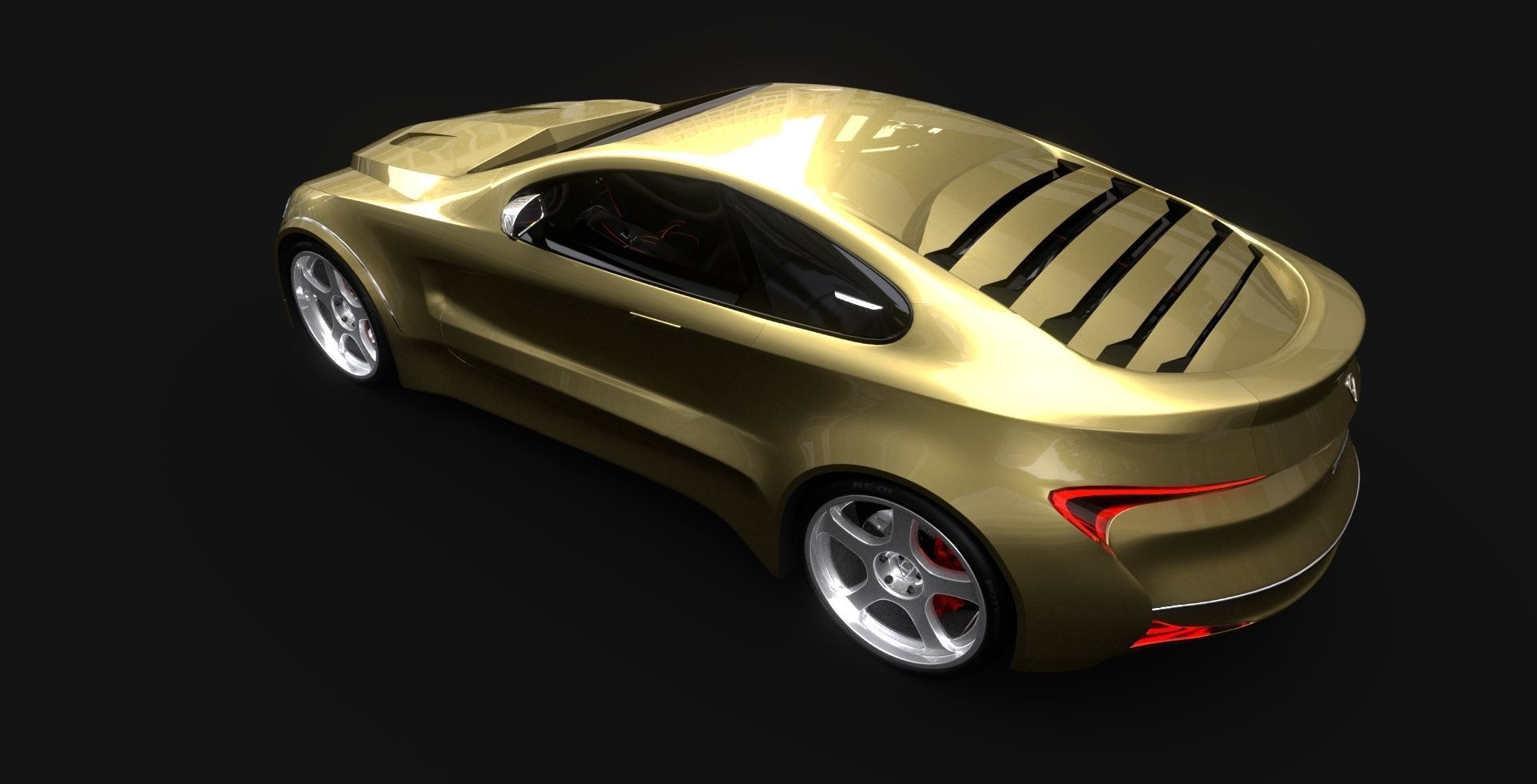 Affekta Future Tuning Sport Car EXTRA 8 tuning RIMS  3D model_8