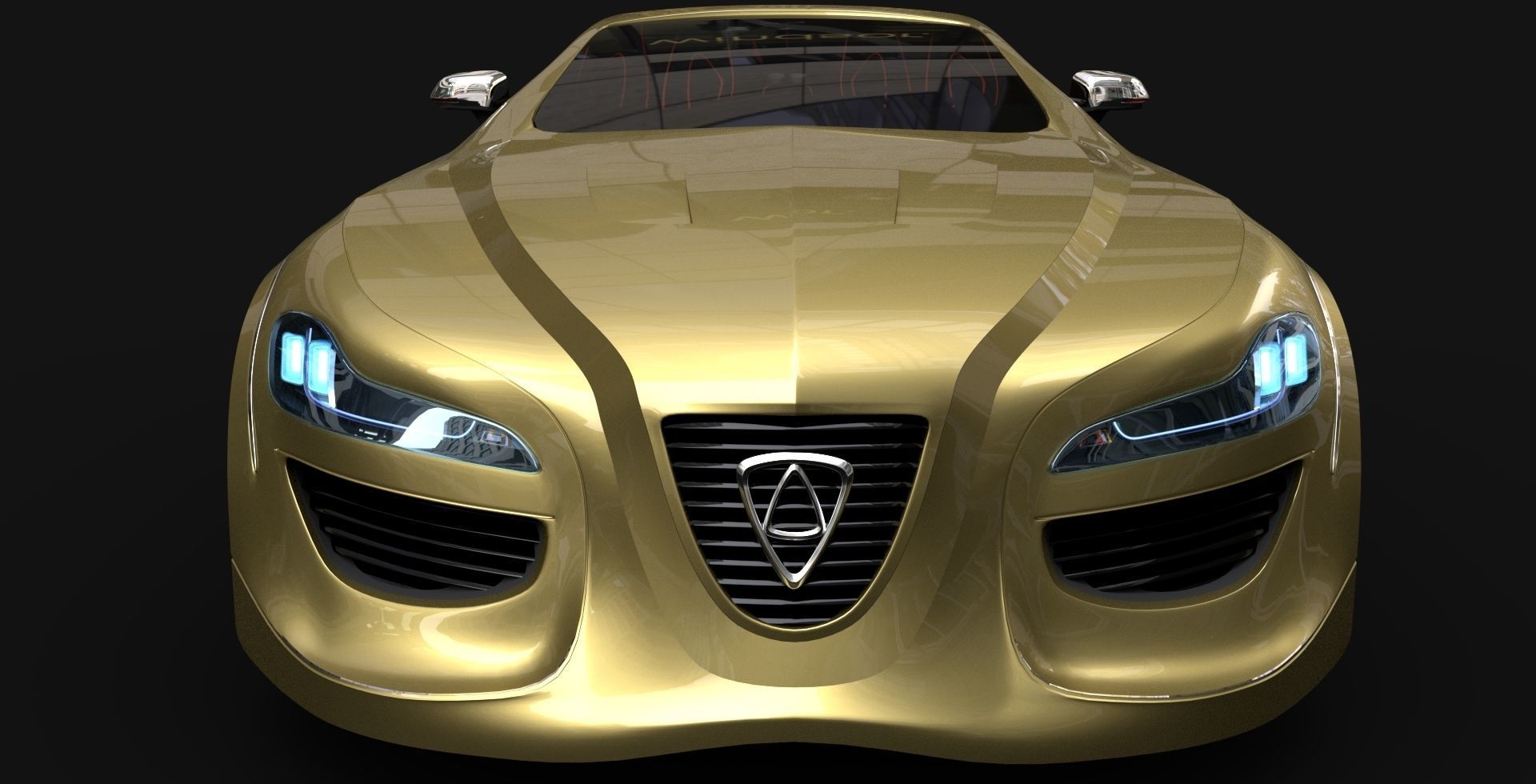 Affekta Future Tuning Sport Car EXTRA 8 tuning RIMS  3D model_6