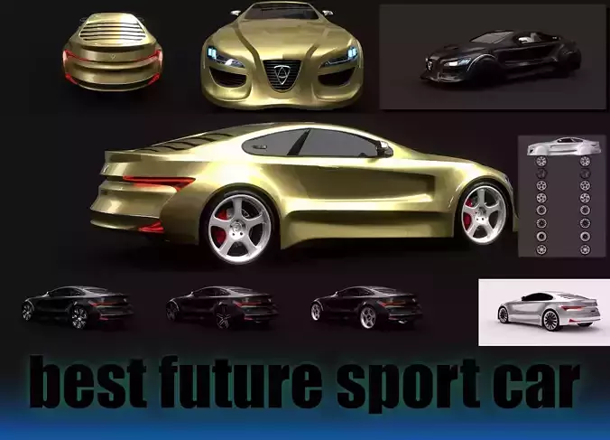 Affekta Future Tuning Sport Car EXTRA 8 tuning RIMS  3D model
