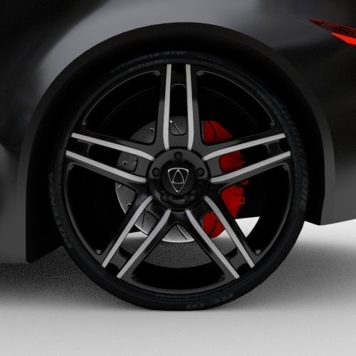 Affekta Future Tuning Sport Car EXTRA 8 tuning RIMS  3D model_28