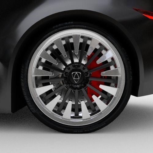 Affekta Future Tuning Sport Car EXTRA 8 tuning RIMS  3D model_32