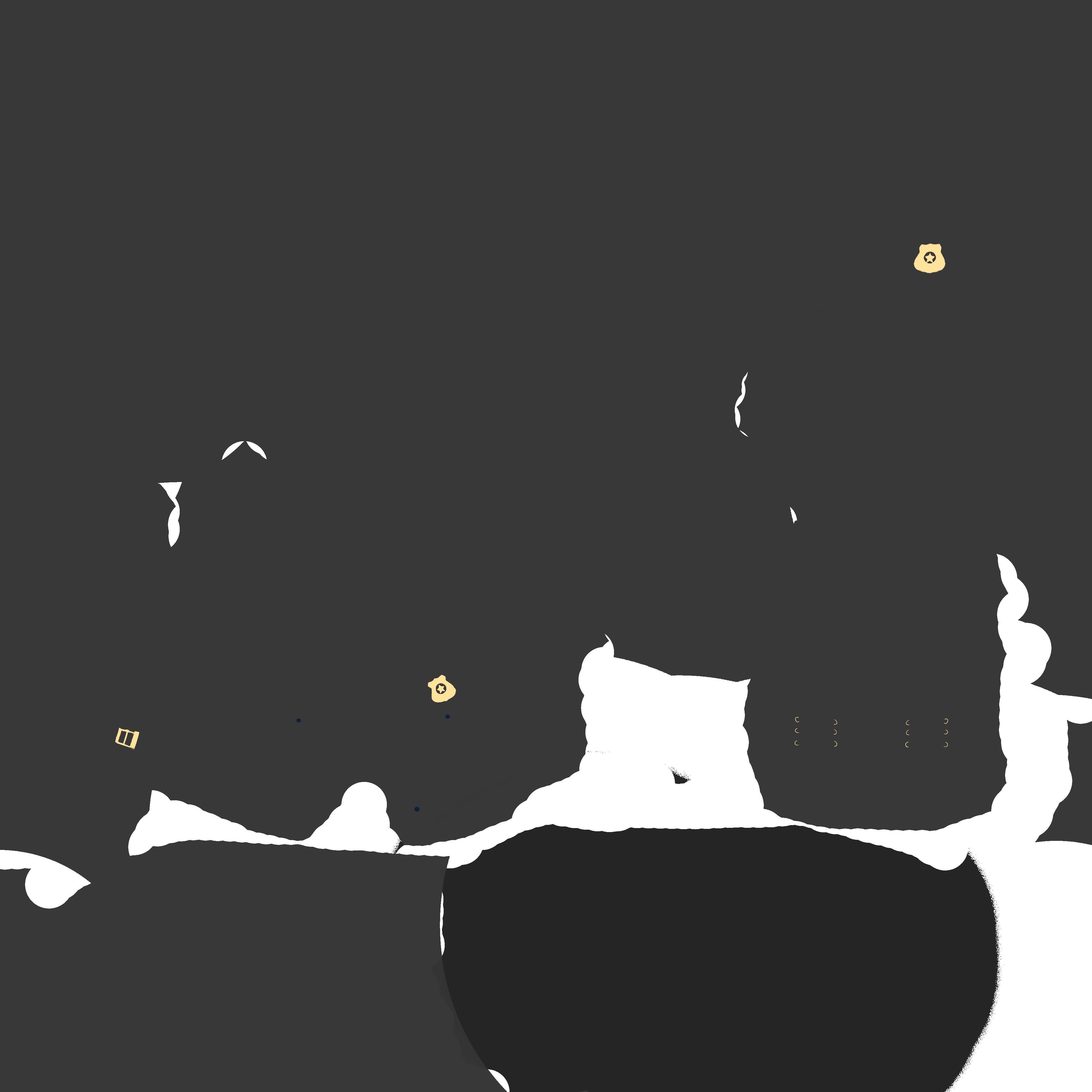 Cartoon policeman rigged animated low poly game ready character  Low-poly 3D model_32