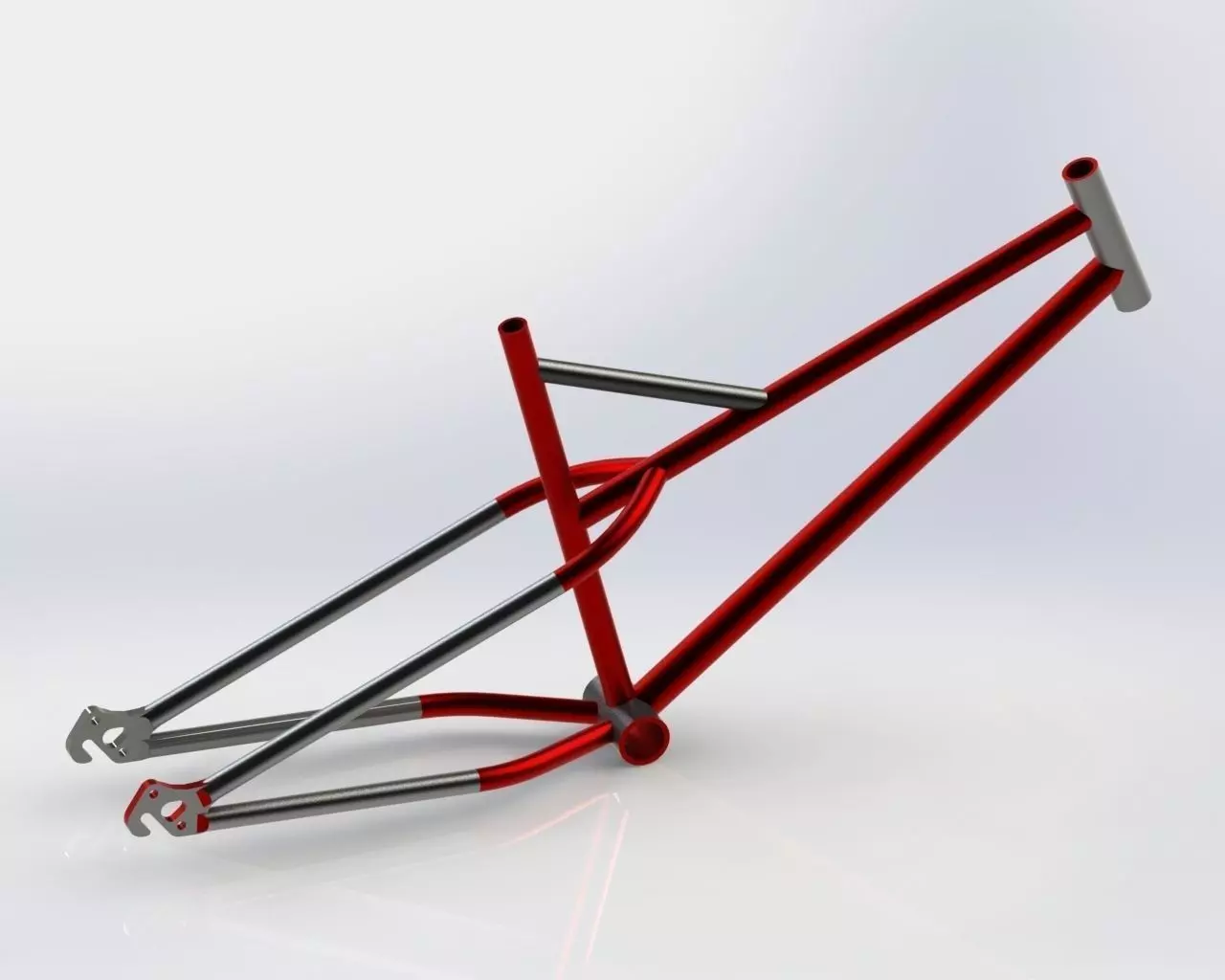 Bicycle frame Free 3D model
