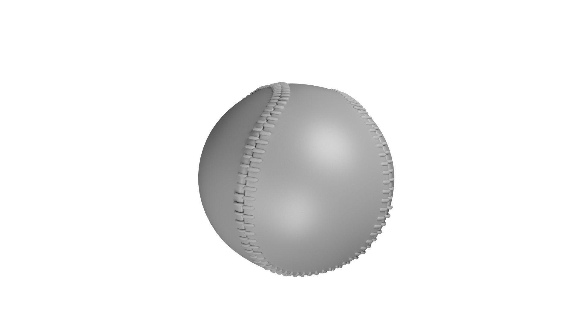 Baseball  ball    3D model_4