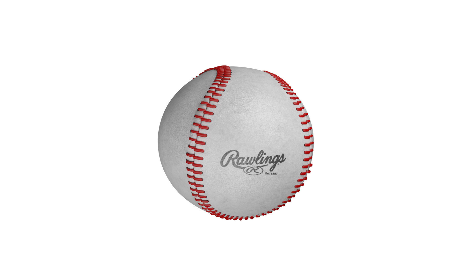 Baseball  ball    3D model_1