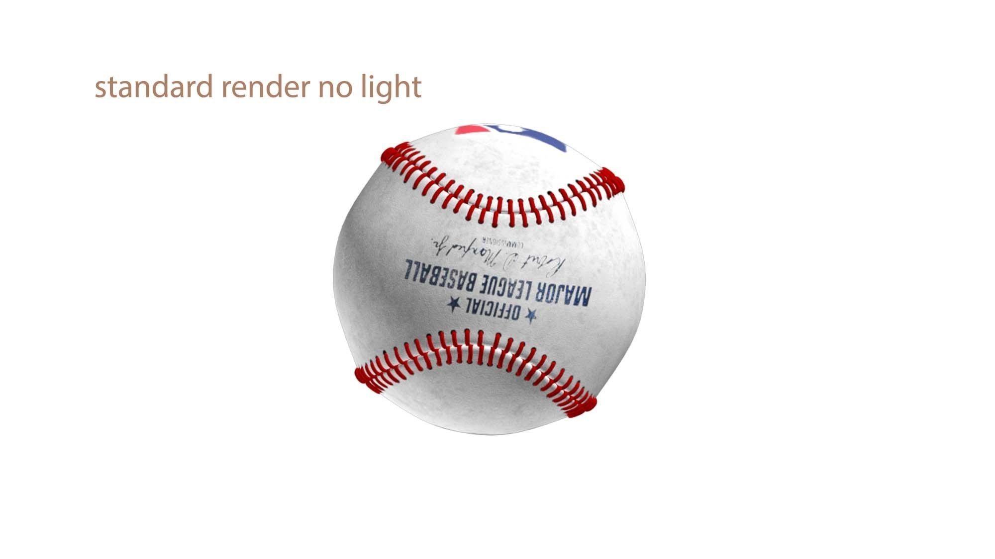 Baseball  ball    3D model_6