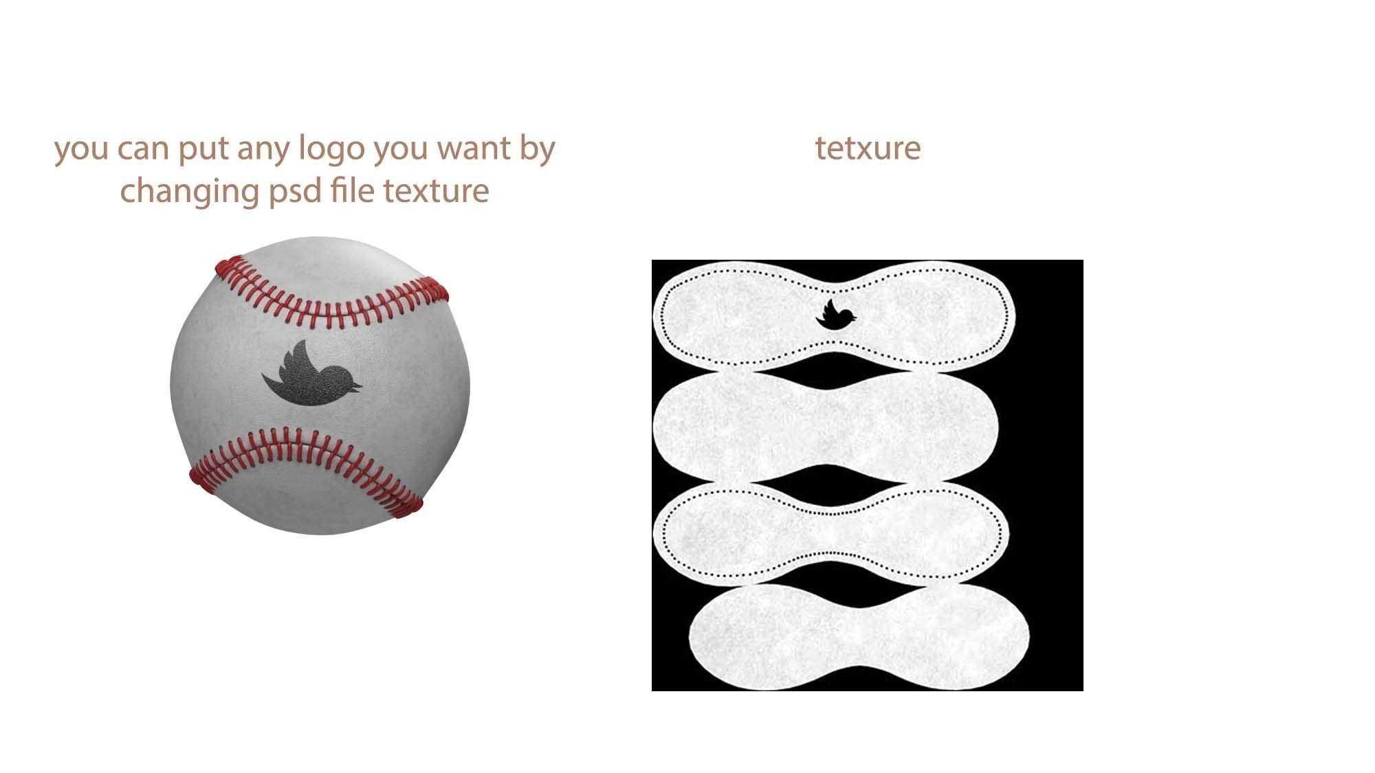 Baseball  ball    3D model_2