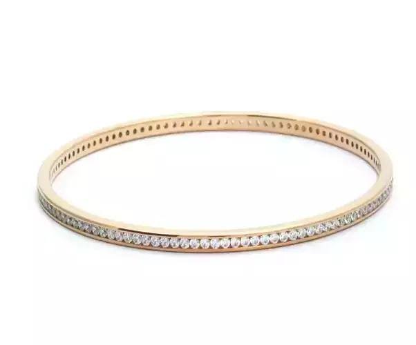 Rose Gold Engagement Ring With Diamonds 24