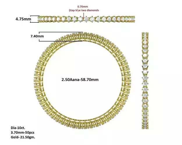Gold Engagement Ring With Diamonds 54