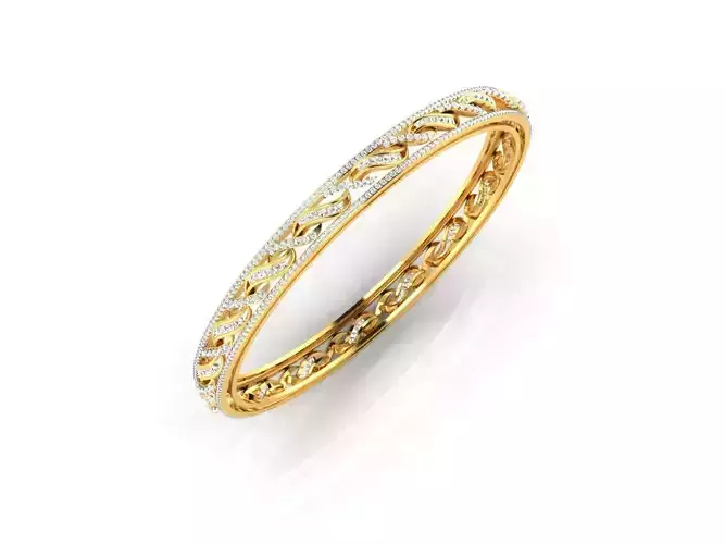 Gold Engagement Ring With Diamonds 58