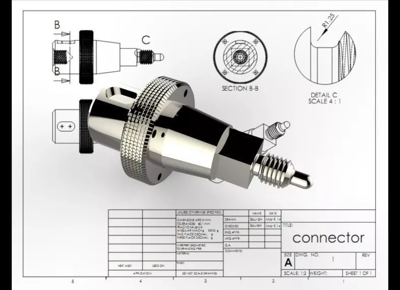 Tool Adapter Connector Free 3D model_0
