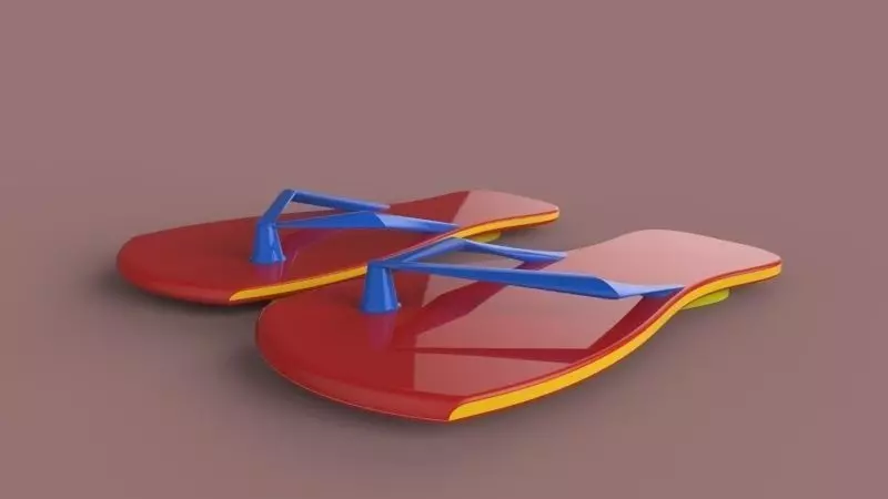 Sandles flip flops Free 3D model