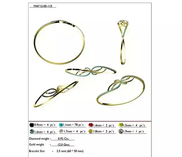 Thin Gold Ring With Gemstones