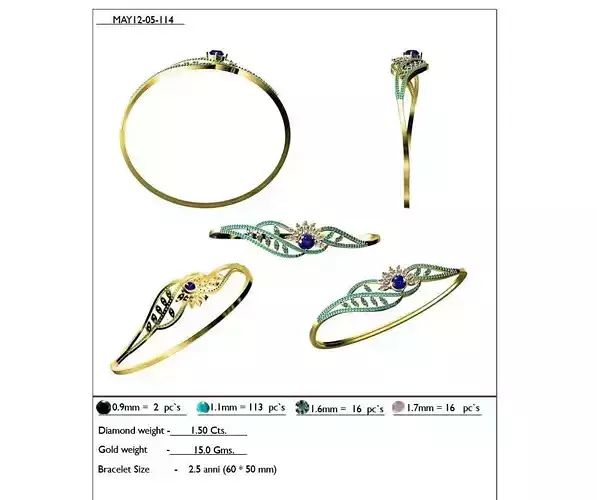 Thin Gold Ring With Gemstones 1