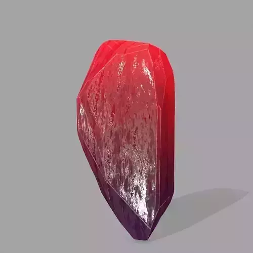 crystal stone Low-poly 3D model