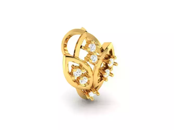 Marquise Shaped Pendant With Diamonds 2