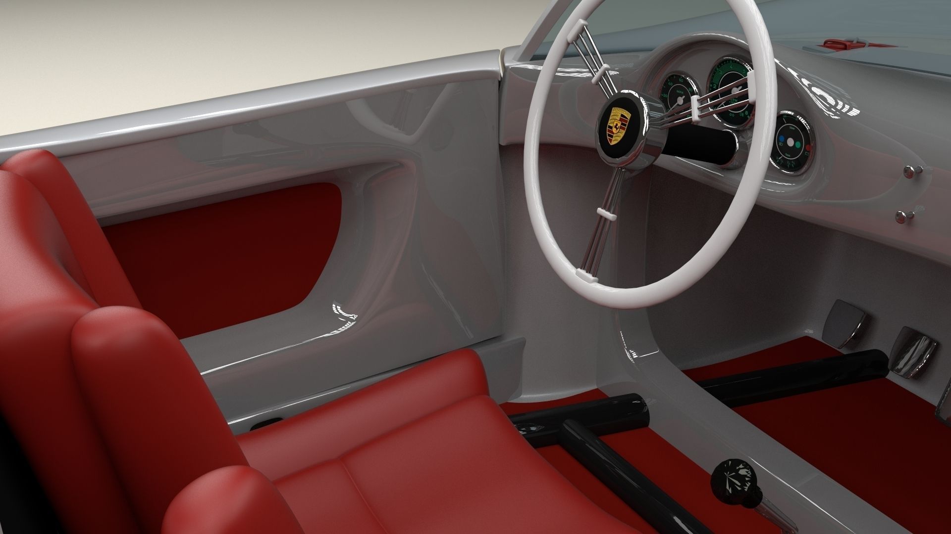 Porsche 550 Spyder 3D model_16