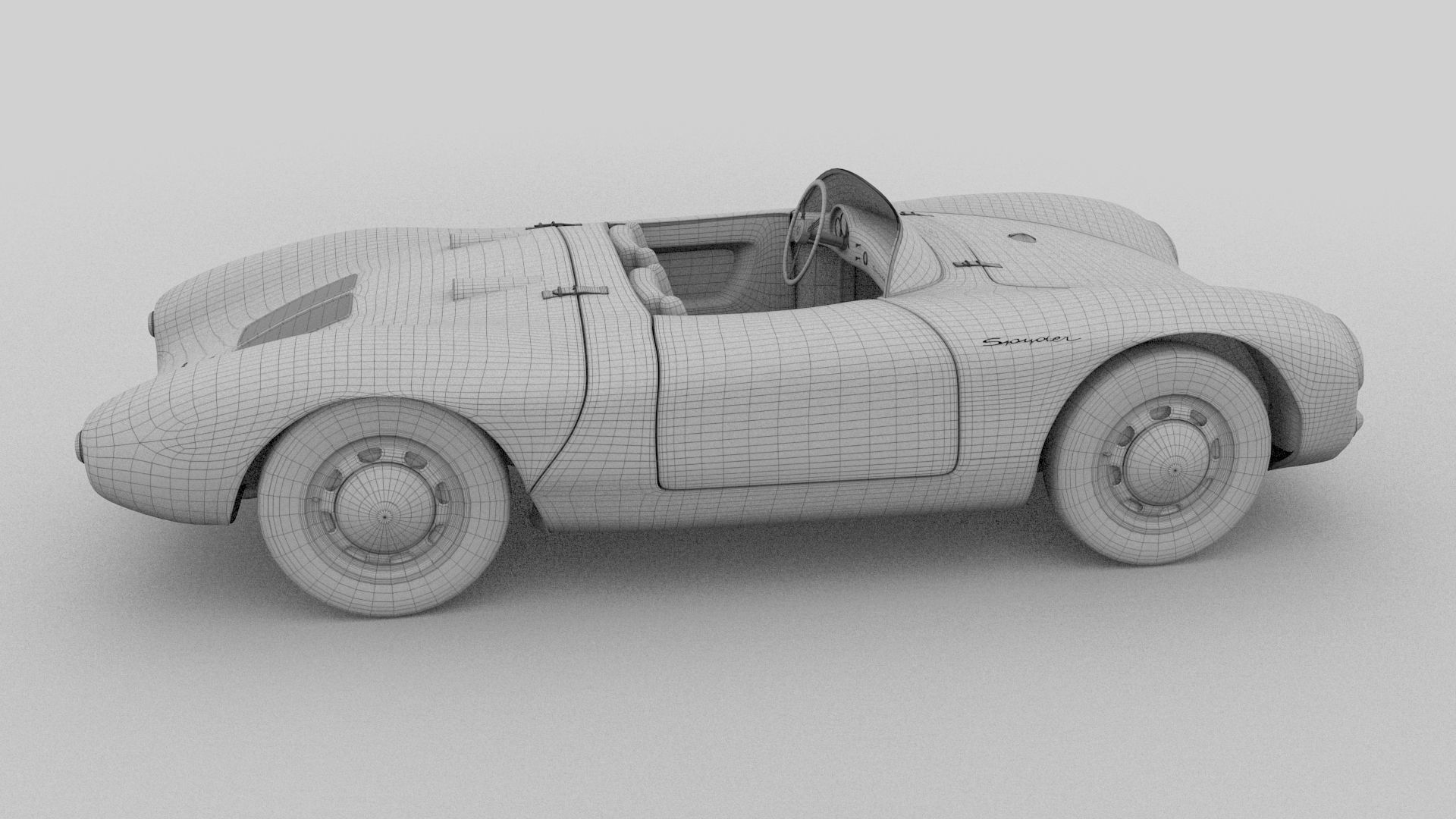 Porsche 550 Spyder 3D model_34