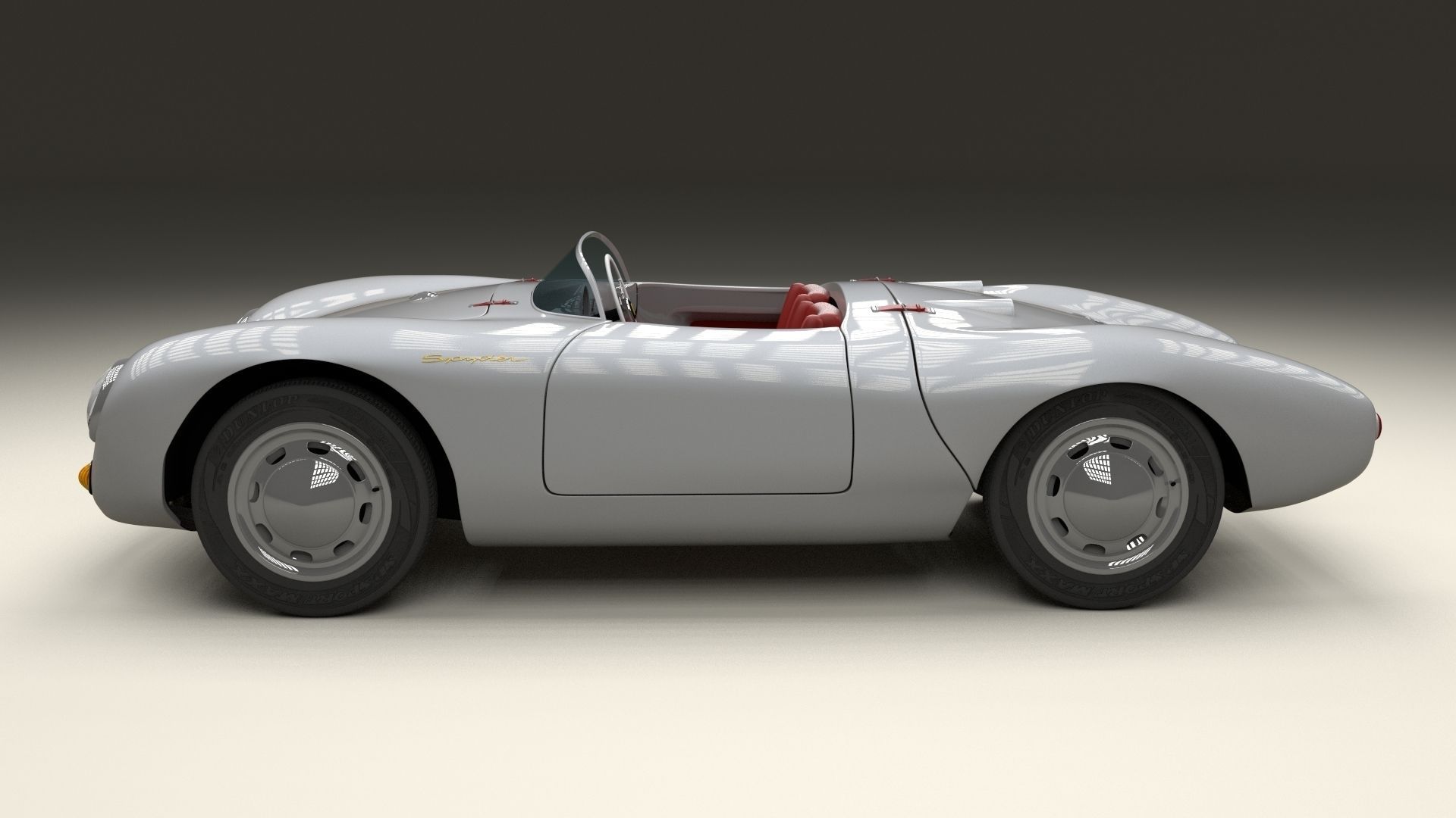 Porsche 550 Spyder 3D model_2