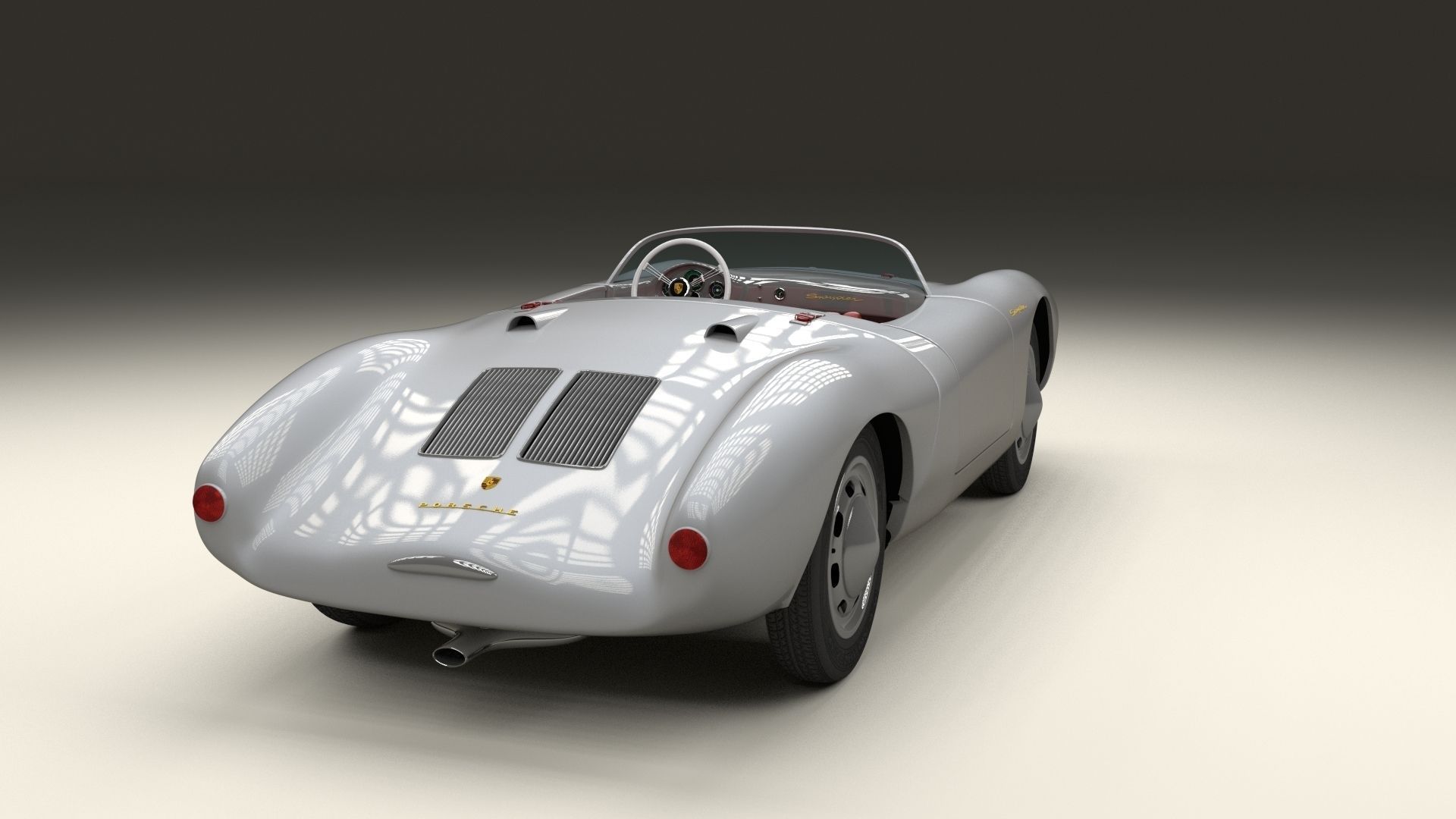 Porsche 550 Spyder 3D model_13