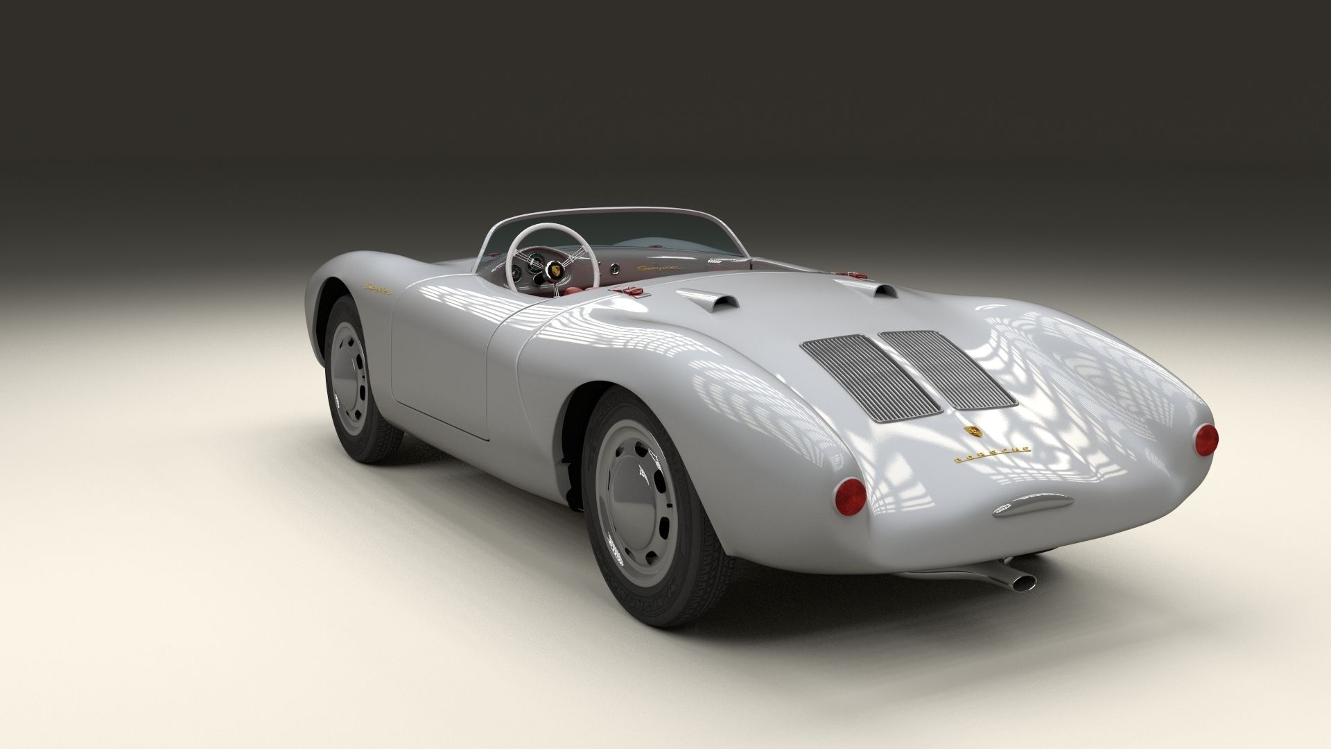 Porsche 550 Spyder 3D model_18