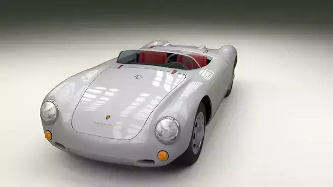 Porsche 550 Spyder 3D model