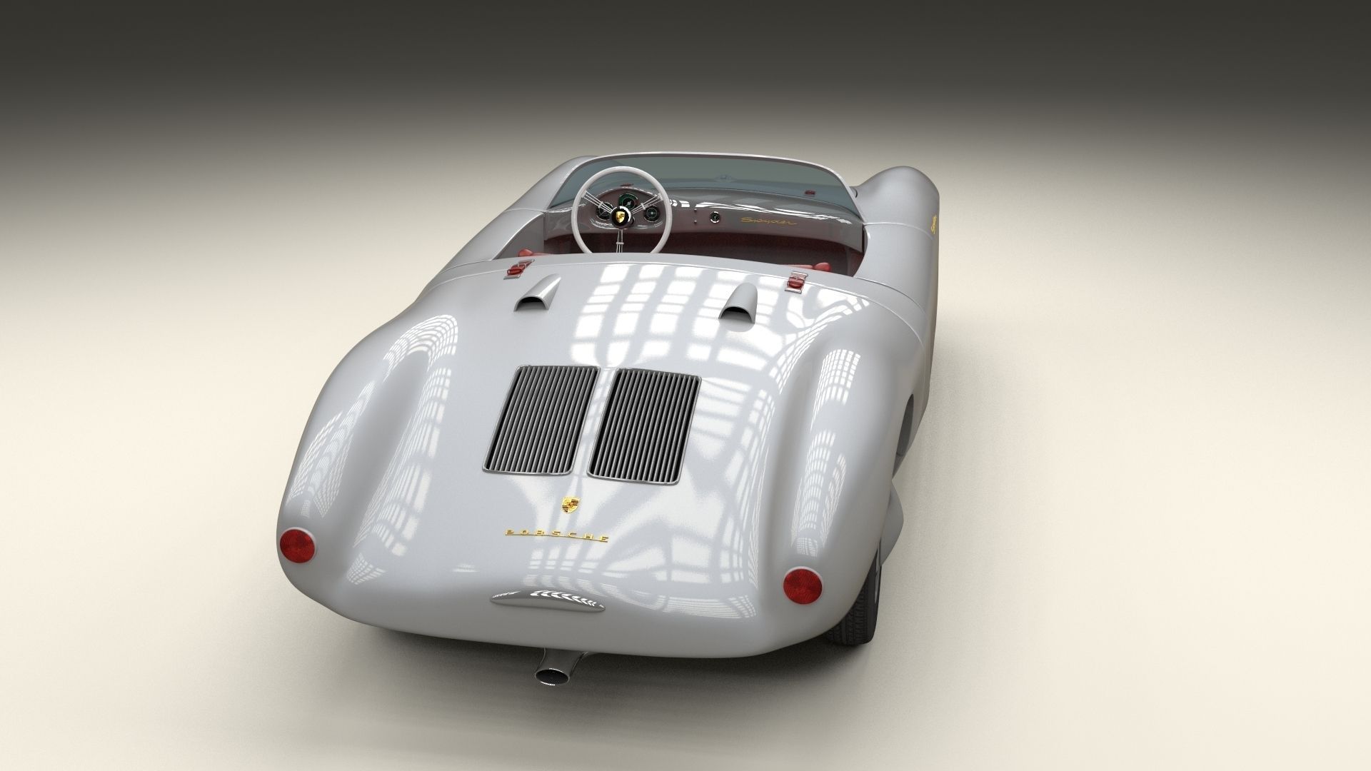 Porsche 550 Spyder 3D model_10