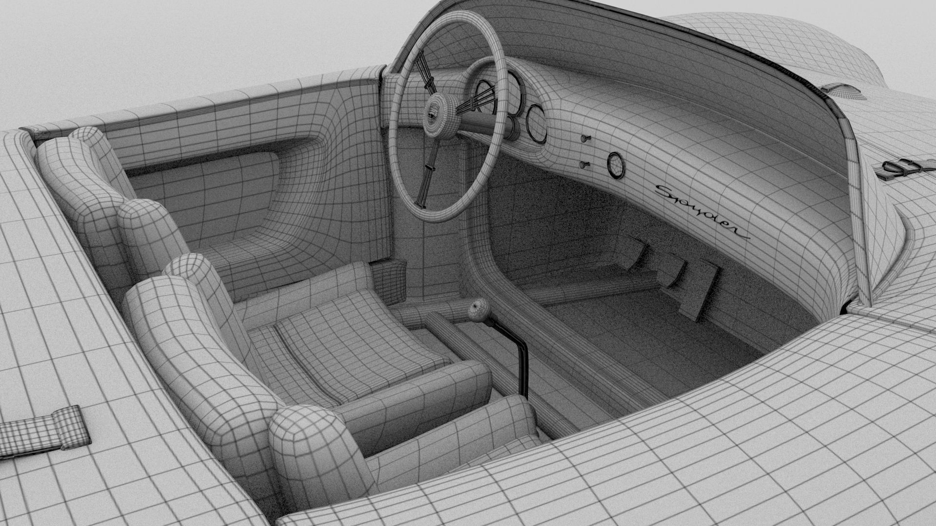 Porsche 550 Spyder 3D model_20