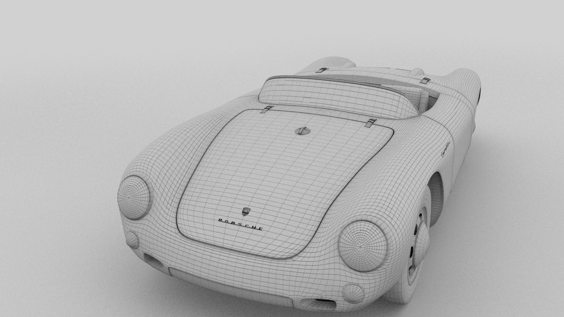 Porsche 550 Spyder 3D model_26