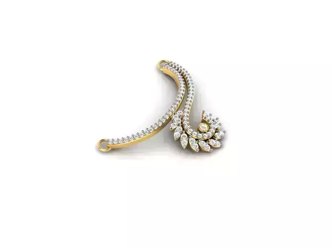 Gold Necklace With Multicolor Gemstones 8