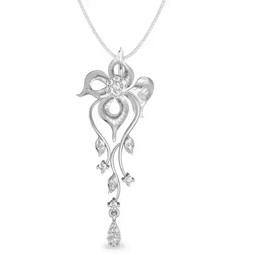 Gold Pendant With Gemstones