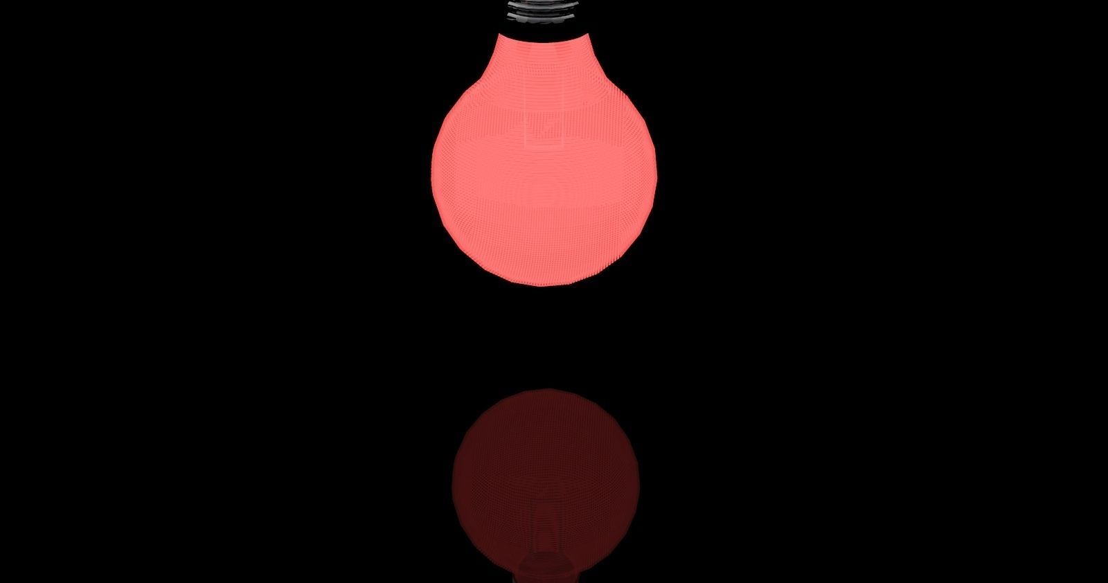 100 Watt Bulb Free 3D model_6