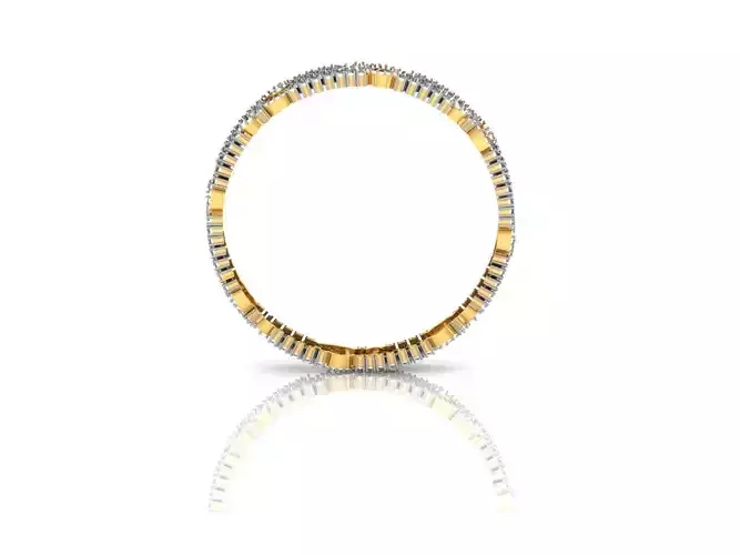 Gold Ring With Diamonds 12