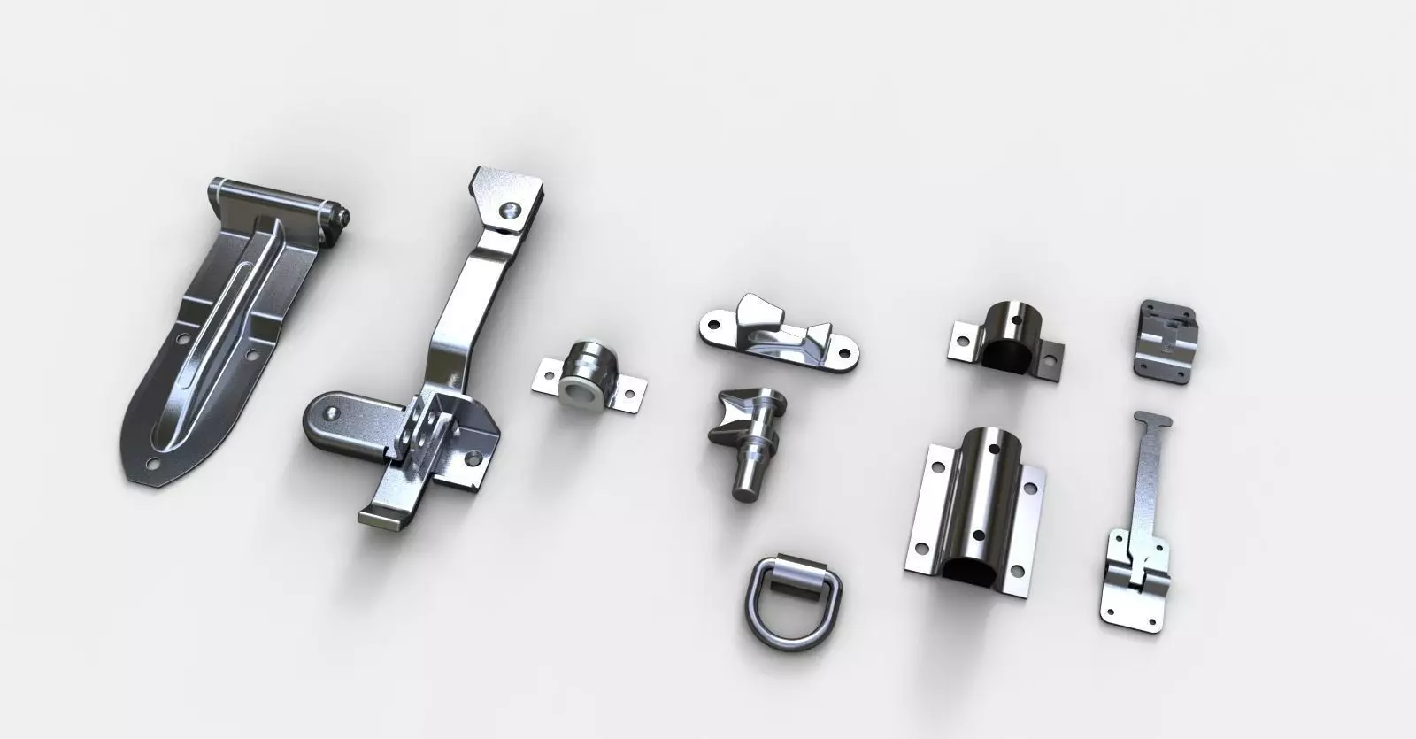 Container parts Free 3D model