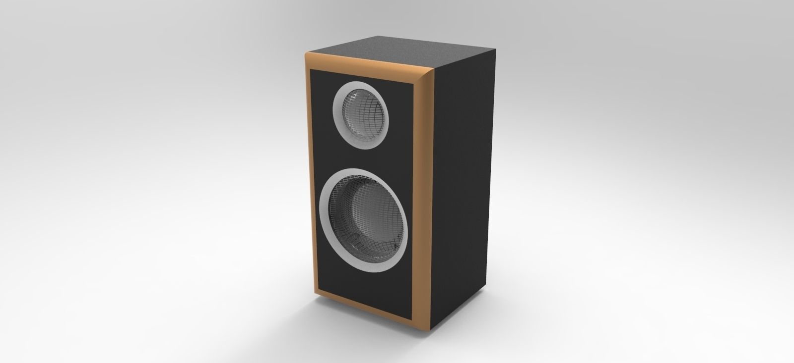 Desktop Speakers Series Free 3D model_2