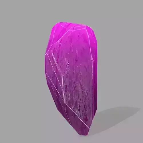 crystal stone Low-poly 3D model