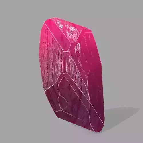 crystal stone Low-poly 3D model