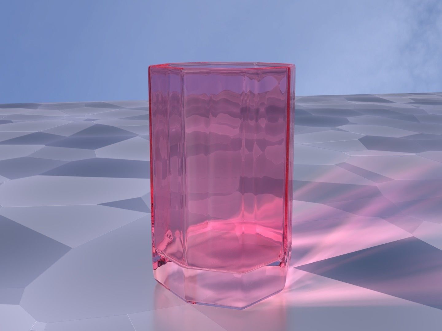 glass vase Free 3D model_2