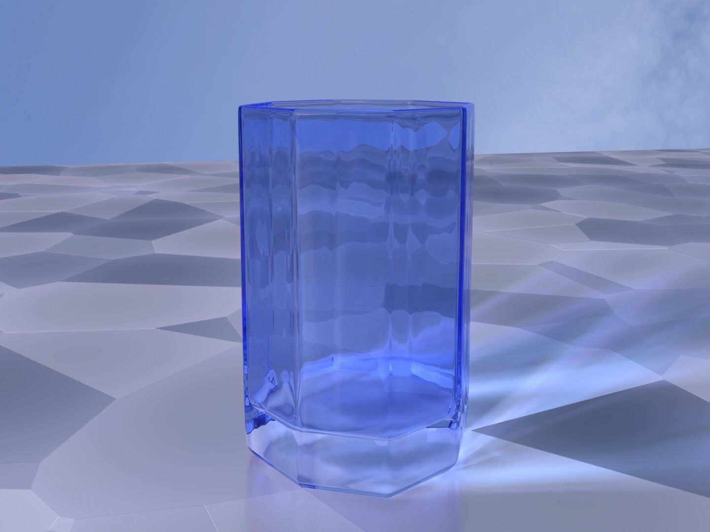 glass vase Free 3D model_3